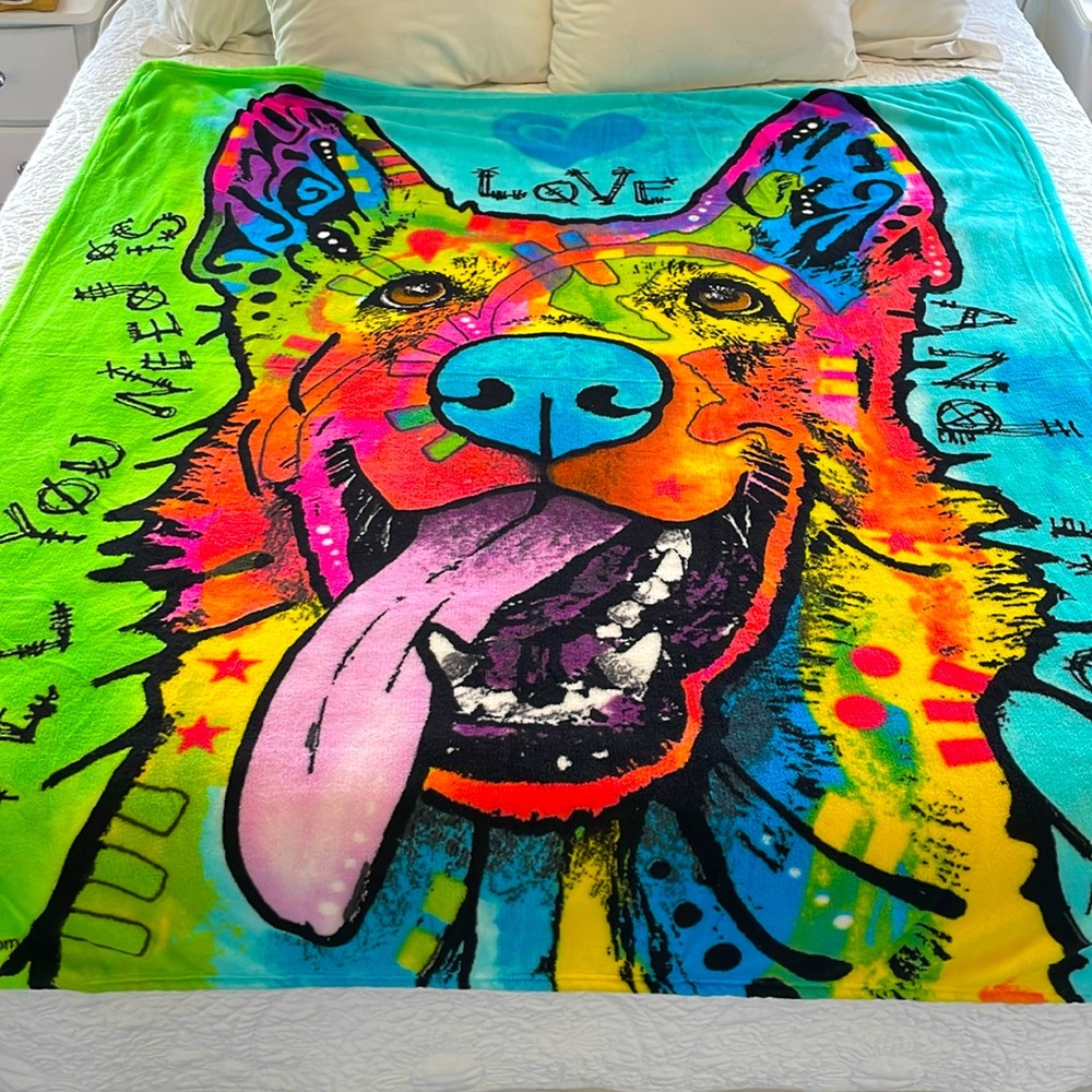 60x50 Uncle Jerry’s T’s fleece blanket